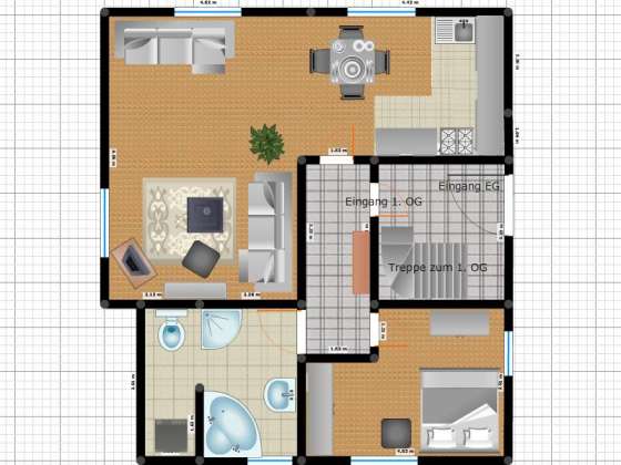 Bild von Ferienwohnung Berlin im Grünen mit 65m²